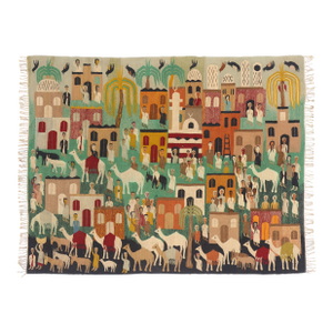 Vintage Egyptian Kilim Tapestry Rug, 06'00 X 07'08