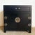 Enrich your bedroom or living space with the timeless allure of these Chinoiserie Black Nightstands/Side Table adorned...