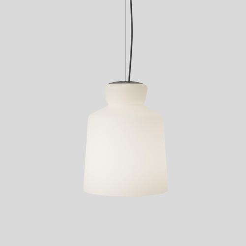 Opaline Cinquantotto Ceiling Lamp with Glass by Santi & Borachia for Astep For Sale - Image 9 of 10