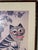 1980s Rare Vintage Korean Folk Art Good Luck Tiger Zo Zayong Emillle Museum Print, Framed For Sale In San Diego - Image 6 of 12