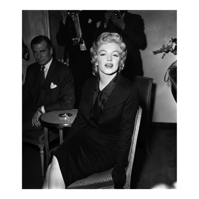Marilyn Monroe, Silver Gelatin Fibre Print, 1956, Printed Later For Sale