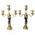 Vintage Antique Bronze Louis Xv Candelabra, Set of 2 For Sale