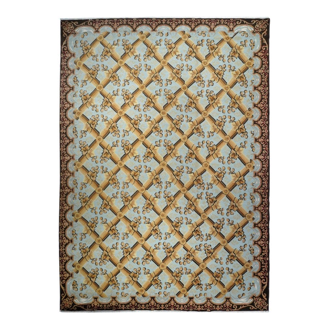 Turkish Oushak Rug 10'0" X 14'0" For Sale