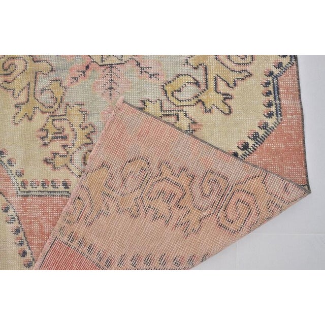 Handmade Oushak Anatolian Carpet For Sale In Phoenix - Image 6 of 10