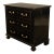 Antique Early 19th C Regency Ebonized Japanned Lacquered Pine Chest Drawers 1820 For Sale - Image 9 of 12