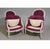 French Late 19th Century 2 Louis XV Style Painted Arm Chairs For Sale - Image 3 of 6