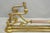 Late 19th Century Antique Victorian Art Nouveau Patinated Brass Scrolling 51" Fireplace Fender For Sale - Image 5 of 13