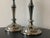 English Georgian Design Silver Plate Tall Candlesticks- A Pair For Sale In New York - Image 6 of 12