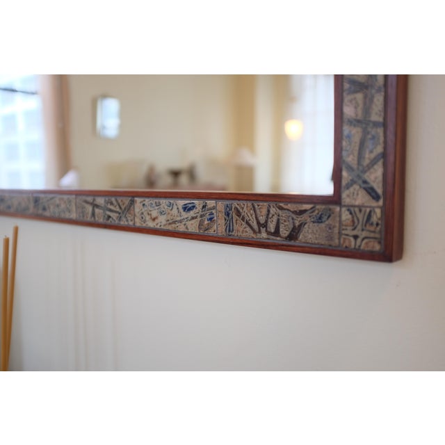 1970s Pair of Rosewood Mirror and Side Table by Severin Hansen Jr For Sale - Image 11 of 17