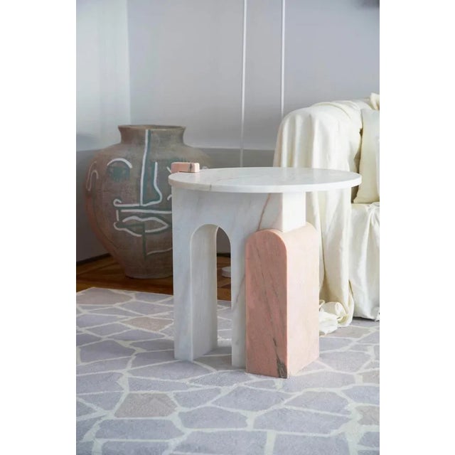 Contemporary Black Marble Side Table by Dovain Studio For Sale - Image 3 of 5