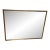 Brass Mid Century Mirror For Sale