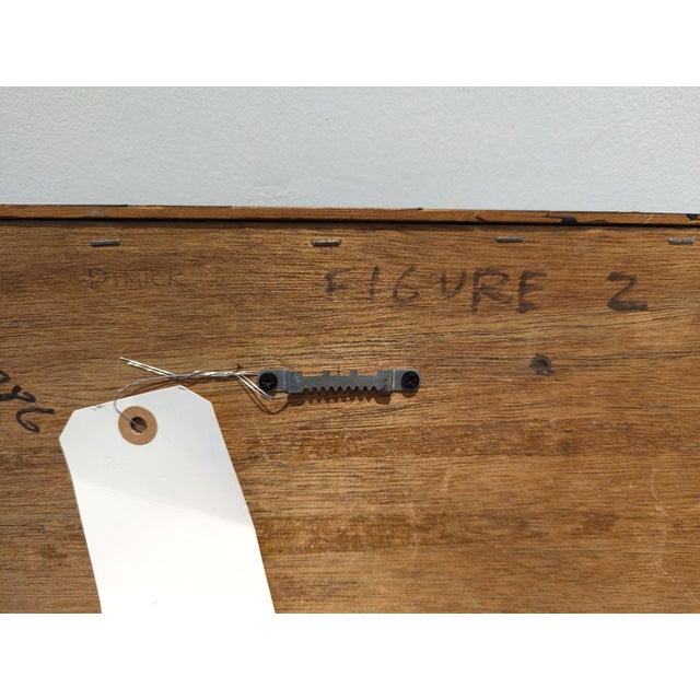 Black Vintage Anatomical Painting For Sale - Image 8 of 8