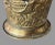 Brass Early 20th Century Vintage Antique English Brass Figural Scenic Repousse Umbrella Stand Vase For Sale - Image 8 of 12