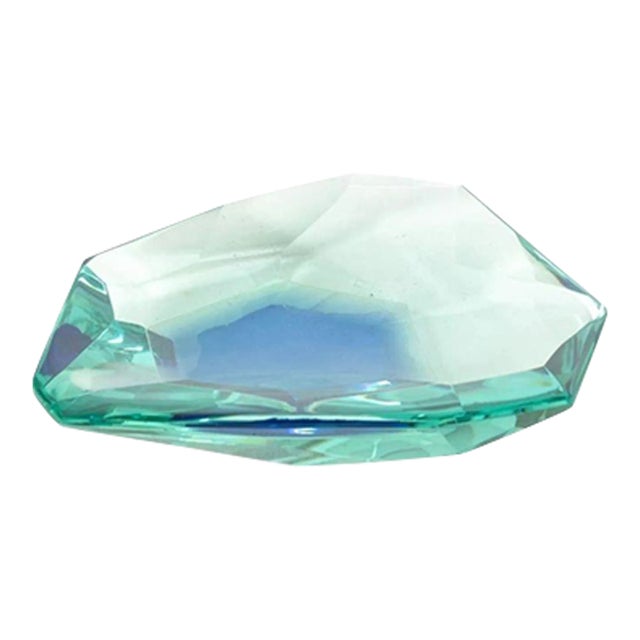 Max Ingrand, Fontana Arte, Mid-Century Modern, Ashtray, Cut Crystal, 1960s For Sale