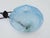 1920s Vintage Art Deco Pendant Light in Blue Glass Paste from Verrerie Dart Degué, 1920s For Sale - Image 5 of 10