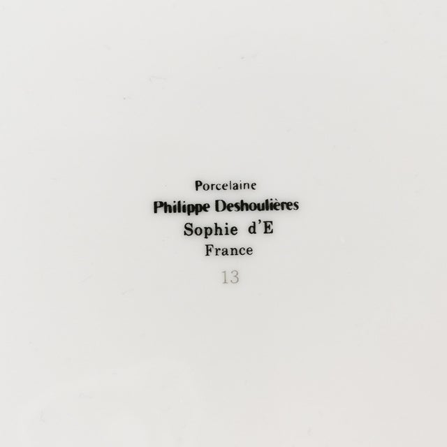 Green Vintage French Porcelain Cigar Ashtray from Philippe Deshoulieres, 1980s For Sale - Image 8 of 9