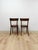 Pair of Vintage Walnut Bentwood Chairs, Curved Wood Accent Seating For Sale - Image 11 of 14