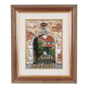 2000 Viktor Shvaiko "The Mask" Limited Edition Ap 82/100 Serigraph Print Surrounded by a Luxurious Gilded and Matted Frame