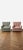 A delightful and cozy matching pair of fully refurbished Hungarian vintage retro lounge armchairs, upholstered in...