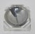 Octagonal Lucite & Stainless Steel candy or nut dish bowl from a South Beach estate