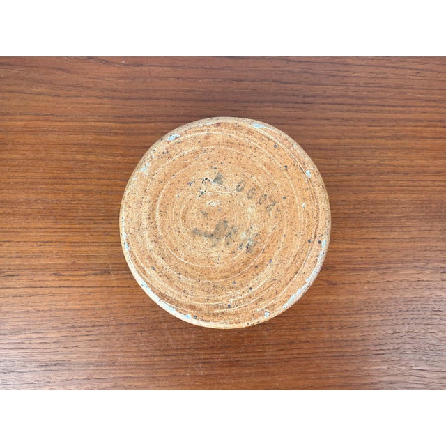 Mid-Century Modern Danish Studio Pottery Bowl by Tue Poulsen for Tue Keramik, 1960s For Sale - Image 10 of 12