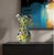 15+ In. Tall Bulbous Multicolor Ruffled Art Glass Confetti Multicolor Vase For Sale - Image 17 of 18