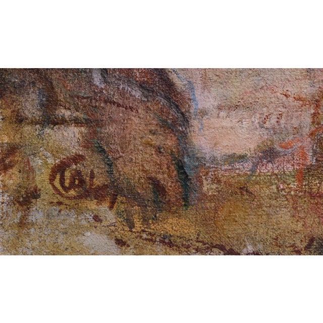 Post Impressionist At the Bend - Abstracted Eastern European Landscape by Yuri Gusev For Sale - Image 3 of 6