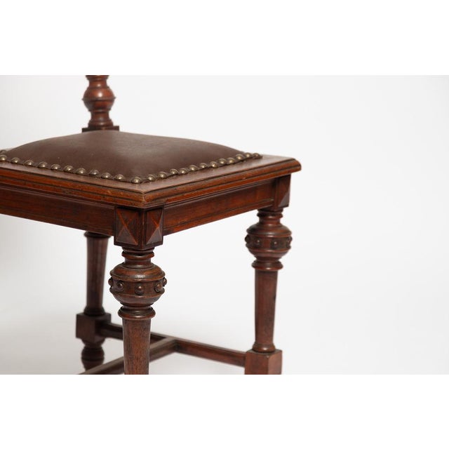 Wilhelminian-Era Chair with Elaborate Carvings and Applications, 1890 For Sale - Image 9 of 18
