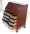 Charak Ball & Claw Mahogany 4 Drawers Drop Front Secretary Dresser For Sale - Image 10 of 12