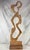 1960s "Thin Figure" — Pine Abstract Figural Sculpture, Herbert Simon 1965 For Sale - Image 5 of 8