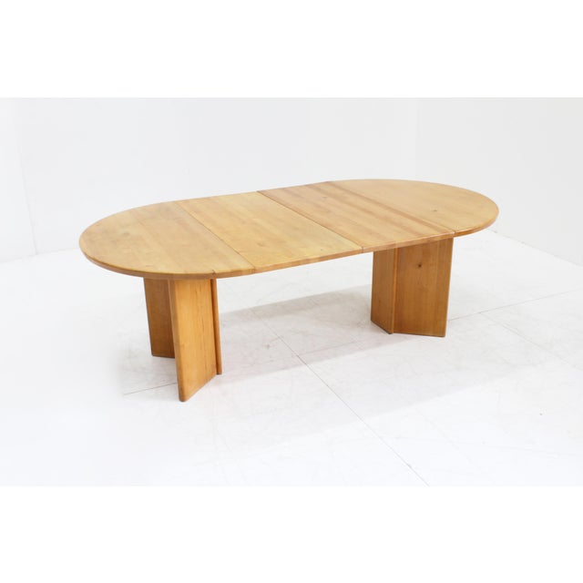 Vintage Danish Round Extendable Dining Table in Wood, 1960s For Sale - Image 10 of 11