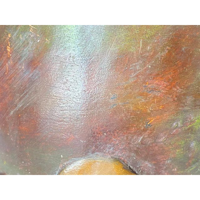 French Art Nouveau Ceramic Table Lamp by Georges Trinque, 1890s For Sale - Image 3 of 8