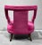 Hot Pink Pair of Chairs Open Arm Lounge Chairs by Silver Craft Furniture Company Gaston Y Daniela Pink Velvet For Sale - Image 8 of 12