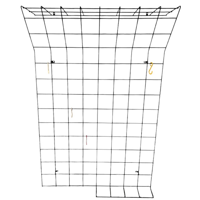 Mid-Century String Wardrobe by Karl Fichtel, Germany, 1950s For Sale