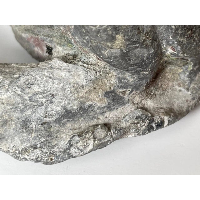 Metal Small Early Georgian Lead Hound Dog Sculpture – c.1760 Architectural Outdoor Garden Ornament in the Manner of John Cheere For Sale - Image 7 of 12