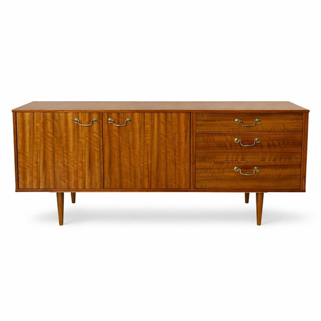 Mid-Century Walnut and Teak Sideboard from Morris of Glasgow, 1970s For Sale - Image 11 of 11