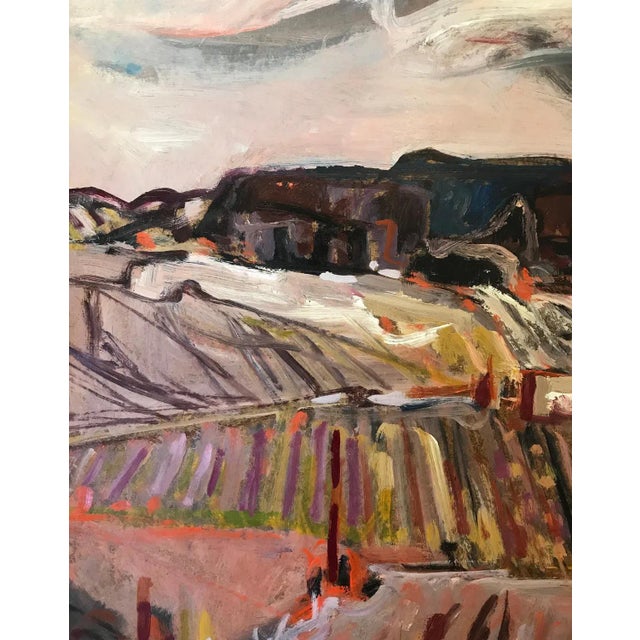 Jean Krillé, Tableau No. 74, Oil on Wood, 1989 For Sale - Image 4 of 7