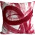 Contemporary Abstract Cranberry Pink Painting Pillow Cover 22 X 22 For Sale - Image 9 of 10