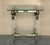 Late 20th Century Claude Dalle Style Narrow Console Table with Glass Top, Lucite and Bronze For Sale - Image 18 of 18