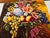 Textile Vintage Persian Tabriz Pictorial Rug, Hand-Knotted Wool & Silk, Fruit & Flowers, Red & Yellow, 2x3 For Sale - Image 7 of 11