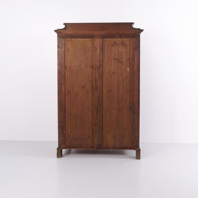 Antique Mahogany Secretaire with Four Drawers, 1840s For Sale - Image 13 of 14