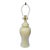 Vintage Beige Ginger Jar Lamp For Sale