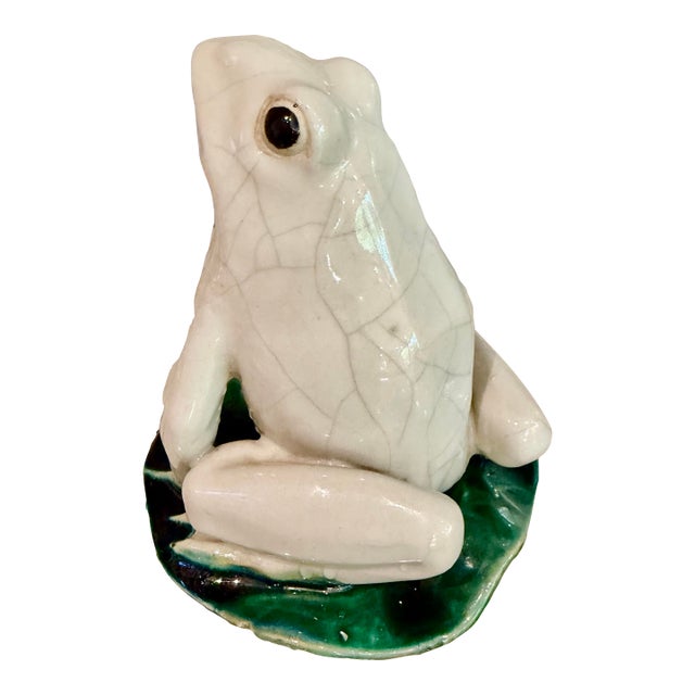 Italian Majolica Frog For Sale