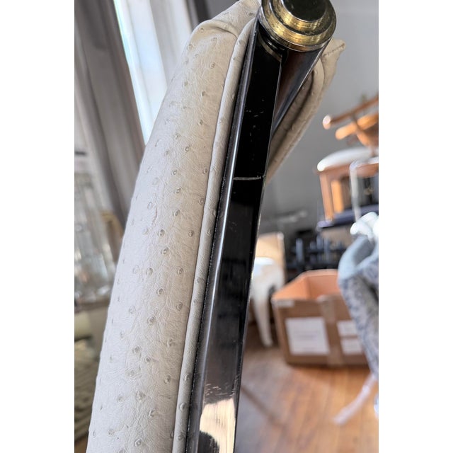 Set of Six Design Institute America Ostrich Dining Chairs, Dia For Sale - Image 12 of 12