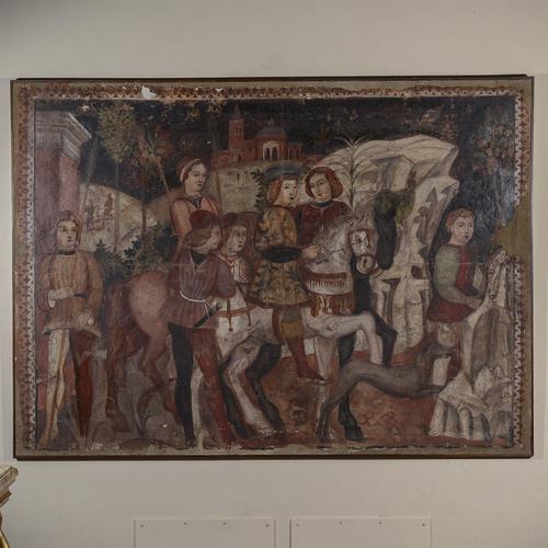 Brown Wall Tear Type Depiction, Canvas, Framed For Sale - Image 8 of 8