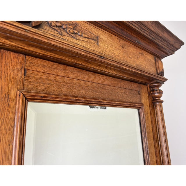 French Wardrobe in Oak For Sale - Image 6 of 18