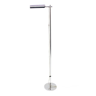 Koch & Lowy Mid-Century Modern Chrome Floor Lamp For Sale