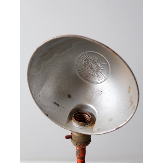 Antique Art Deco Gooseneck Desk Lamp For Sale - Image 9 of 11