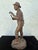 Figurative Antique Patinated Spelter Figure of a Young Laborer With Tool, C. 1900–1920 For Sale - Image 3 of 8
