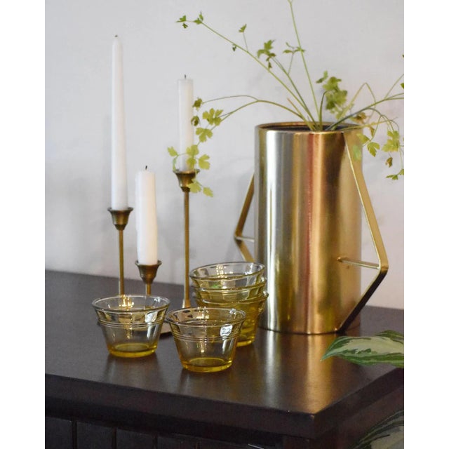 Beautiful Yellow Amber Glass, i believe from the 1960s, in great condition the era most of us love so much, Mid Century...